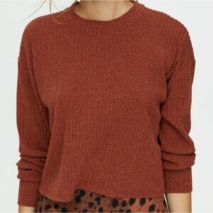 Aritzia Wilfred Free Rudco longsleeve burnt orange S